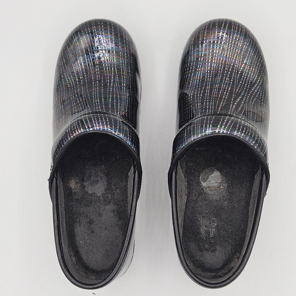 Dansko striped clog shoes size 37 US 6.5 / 7 - Picture 7 of 16
